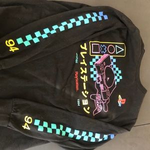 PlayStation black long sleeve tee